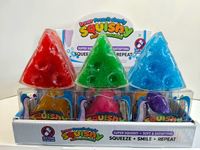Jouet sensoriel anti-stress à presser en forme de pastèque, à remontée lente et texture croquante, jouet fidget en forme de fruit, cadeau promotionnel
