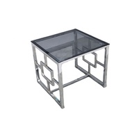 Table de Console en acier inoxydable, Style moderne, vente en gros, meubles d'intérieur, maison
