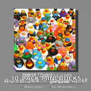 2-इंच कस्टम रबर बतख स्नान क्लासिक खिलौने, बच्चों के लिए 50-पैक नवीनता हेलोवेन गुडी बैग फिलर्स - Product Image 4