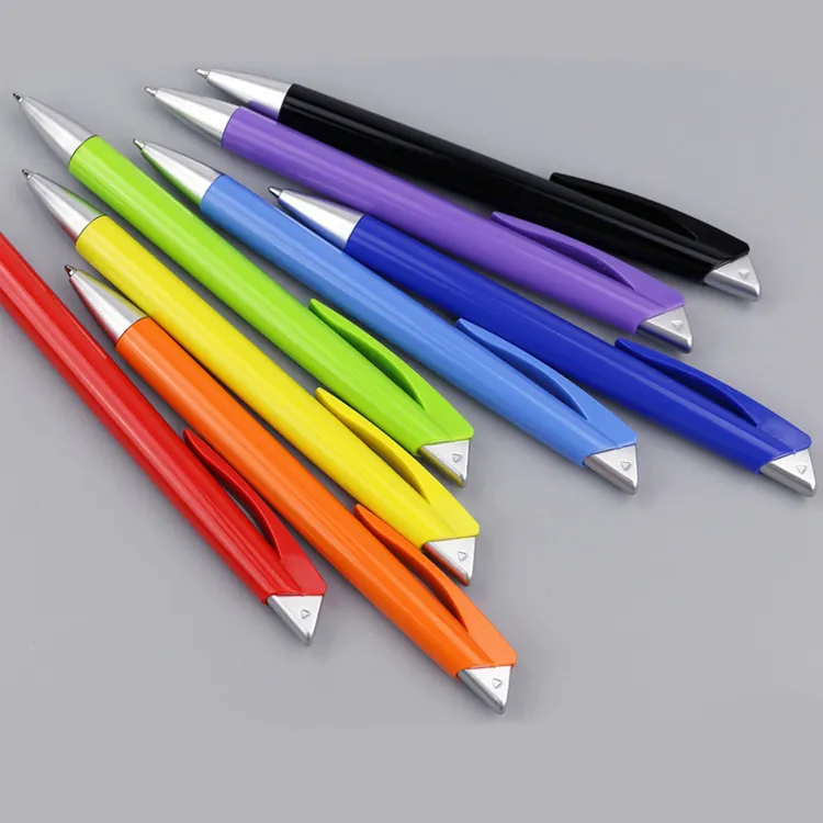Wholesale Cheap Promotion Metal Roller Ballpoint Pen Plastic 3D Printing Ball Point Pen Custom With Logo