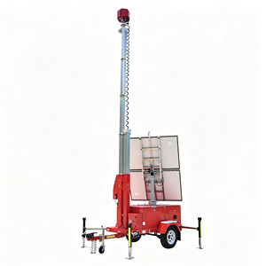 Tour de remorque CCTV à énergie solaire UNIV Mobile 2 panneaux pour la <span class=keywords><strong>surveillance</strong></span> - Product Image 5