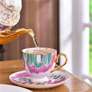 Factory Direct Sales Sustainable Ceramic Rococco Coffee <b>Set</b> Royal Style PC Saucer for Hotels Drinkware and Promotions - Product Image 3