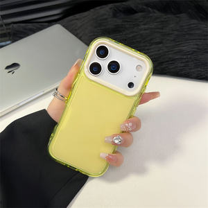 Funda <span class=keywords><strong>de</strong></span> Teléfono Acrílica <span class=keywords><strong>de</strong></span> Color Jelly con Borde Ondulado Personalizada <span class=keywords><strong>de</strong></span> Moda Lichicase <span class=keywords><strong>para</strong></span> Oppo A40M A60 F31 A6 Pro 2 en 1 - Product Image 3