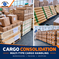 Consolidation de marchandises multi-types depuis la Chine : Transitaires, entreposage, emballage et expédition
