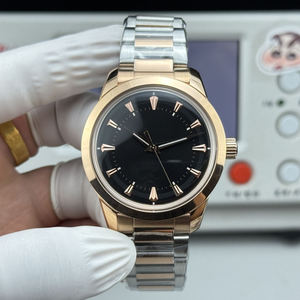 Reloj de Lujo Premium con Caja Mecánica Automática, Esfera Romana Luminosa, Cristal de Zafiro, Resistente al Agua 50 Bar, Acero Inoxidable - Product Image 1