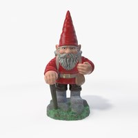 Statue de gnome de jardin en polyrésine pas chère