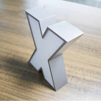 Letrero iluminado LED personalizado, iluminación 3D con cara iluminada, Letra de canal, logotipo, letrero de letra para exteriores e interiores