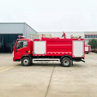 Camion-citerne à eau diesel Sinotruk HOWO 4X4 pour intervention d'urgence, 4 roues motrices, 5001-7000L, à prix avantageux