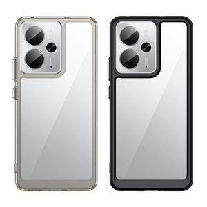 Cubierta de teléfono transparente 2 en 1 con botón independiente de protección completa para Oppo <span class=keywords><strong>Realme</strong></span> 14T/12X/14X/13/12/C51/<span class=keywords><strong>11</strong></span>, funda móvil anticaída - Product Image 6