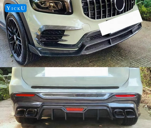 Kit de Carrocería de Fibra de Carbono de Alta Calidad YICKU para Mercedes-Benz <span class=keywords><strong>GLB</strong></span> 20-22, Mejora de Diseño, Pieza Automotriz, Labio Delantero, Labio Trasero, Capó, Gran Venta - Product Image 3