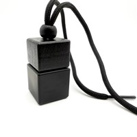 Bouteille diffuseur de parfum et d'huiles essentielles pour aromathérapie, 8 ml, dégradé noir, vide, à suspendre, pour voiture