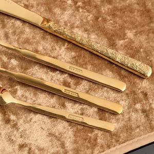 Ensemble de couverts de luxe en acier inoxydable série B (couteau, fourchette, cuillère) - Product Image 2