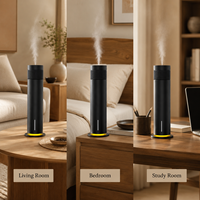 Diffuseur d'arômes sans eau rechargeable sans fil, tour de diffusion intelligente électrique pour la maison et le bureau