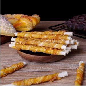 Beslenme köpek et aperatifler Pet köpek Molar sopa tavuk toptan doğal Polybags ile Rawhide sopa davranır küçük köpek küçük oyuncaklar - Product Image 6