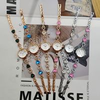 Montre à quartz JINSIY en alliage pour femmes, style coréen, écologique, en forme de cœur, pour étudiantes