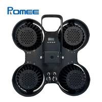 Lumière de scène professionnelle pour DJ, concert, événement, public, éclairage de scène, matrice LED COB 4X100W IP65 extérieur, WW/CW/2 en 1, DMX512