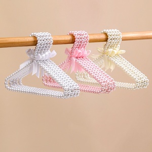 <span class=keywords><strong>Cintre</strong></span> de luxe pour bébé et enfant, <span class=keywords><strong>en</strong></span> plastique perlé, pour salon, armoire, magasin de vêtements, présentoir - Product Image 1