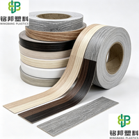 Bande de bordure en PVC MINGBANG 0,4-3 mm pour l'étanchéité des portes d'armoires, bande de bordure en PVC imperméable, bande d'étanchéité flexible de qualité