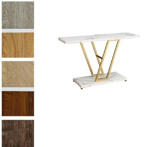 Mesa de Entrada con Estante de Almacenamiento para el Hogar, Estilo Moderno Minimalista de Lujo, Mesa para Recibidor - Product Image 5