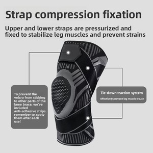 Autumn Winter Outdoor Sports Knee <b>Brace</b> Strap Stabilizer Breathable Compression Comprehensive Protection Shock Absorption for - Product Image 5