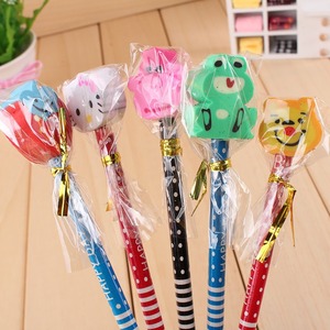 Crayons à gomme Autonomie Cartoon HB en bois avec gommes pour enfants, fournitures scolaires - Product Image 3
