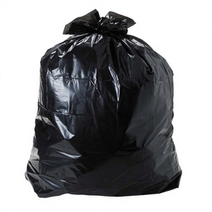 Sac poubelle biodégradable en HDPE à soufflets latéraux, grand format, blanc, scellé à l'étoile, marque UKHI, pour poubelle domestique et alimentaire - Product Image 3