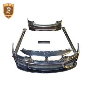 Per Bnw serie 3 F30 F35 aggiornamento a M4 Style paraurti per auto minigonne laterali materiale Pp Kit corpo largo - Product Image 1