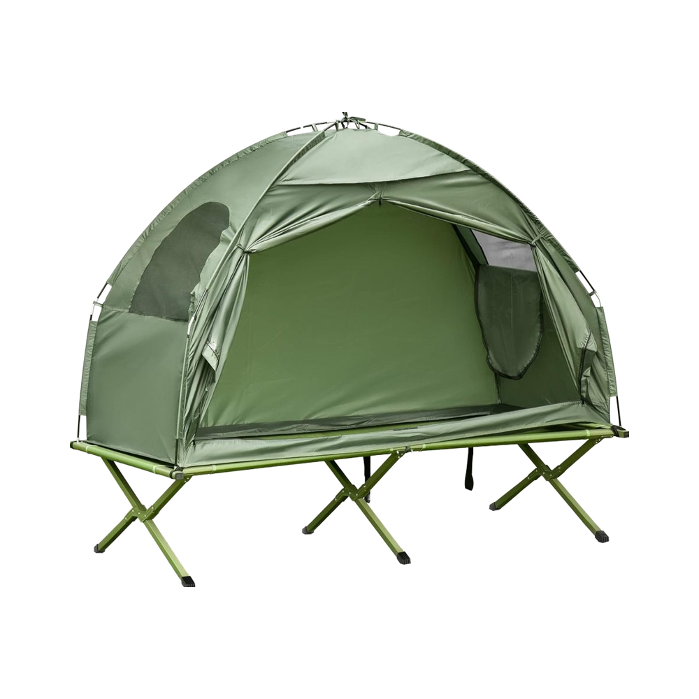 Military Cot with Tent - Durable Outdoor Solutions, image size:1000x1000