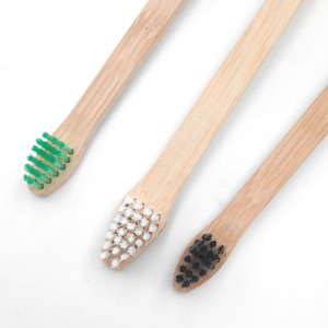 Cepillo de dientes para perros de cerdas Súper suaves de doble cabeza de bambú, cepillo de dientes suave para masaje para perros y gatos - Product Image 3