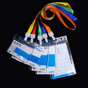 1.5cm <span class=keywords><strong>pas</strong></span> <span class=keywords><strong>cher</strong></span> en plastique crochet lanière <span class=keywords><strong>carte</strong></span> d'identité Badge longes suspendus cou corde en gros - Product Image 2