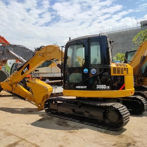 รถขุดขนาดเล็ก Caterpillar 308DCR มือสอง สภาพดี ชั่วโมงการทำงานต่ำ รถขุดเหมือง Cat 308D มือสองในเซี่ยงไฮ้ - Product Image 2
