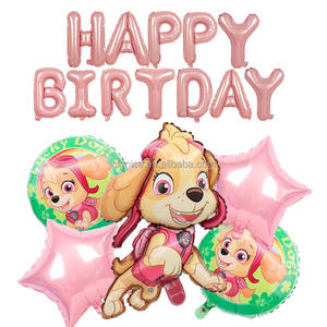 Bel pacchetto <span class=keywords><strong>di</strong></span> decorazione per feste <span class=keywords><strong>di</strong></span> compleanno a tema zampa per bambini con fumetto - Product Image 6