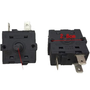 Selector de Funciones para Horno Eléctrico, Interruptor de Velocidad de 3 Pines, 2.8cm, Accesorios para Calentador Eléctrico, Interruptor para Calentador de Aire, Radiador de Aceite - Product Image 2