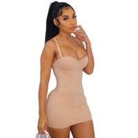 Robe mini moulante sexy à fines bretelles pour femme, en spandex, taille haute, tenue de club, robe de soirée, été 2023