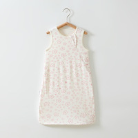 Nouveau-né 0-3 ans fermeture éclair mignon pyjamas personnalisé imprimé infantile sans manches bambou vêtements bambou bébé vêtements sac de couchage