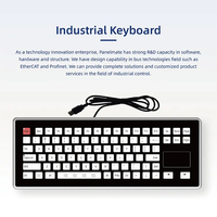 Clavier industriel personnalisé à montage sur panneau de commande CNC, étanche IP65, USB 24V, 86 touches, clavier CNC