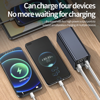 Nouvelle batterie externe portable 2026 de 20000 mAh à charge rapide PD100W avec double sortie USB et affichage numérique pour ordinateur portable et iPad