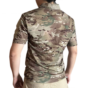 เสื้อยุทธวิธีแขนสั้นลายพราง DF Multicam ระบายอากาศได้ดี เหมาะสำหรับกิจกรรมกลางแจ้งทุกฤดู ผลิตจากโพลีเอสเตอร์ - Product Image 3