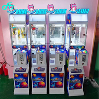 FunTime Mini Machine à griffes à monnayeur pour petits jouets, poupées, cadeaux et bonbons, avec accepteur de billets