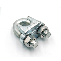 Zinc Plated Galvanized Wire Cable Clip A Type Malleable Wire Rope Clips