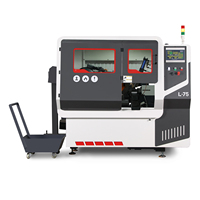 Scie circulaire intelligente entièrement automatique à grande vitesse, machine de découpe de métal CNC Firewire avec moteur à engrenages PLC et moteur 380V 7.5kw