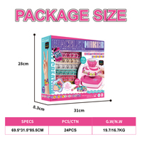 Kit de fabrication de bracelets Luckytoys, bricolage, arts et artisanat, jouets pour enfants, machine à fabriquer des bracelets en forme de cœur pour filles