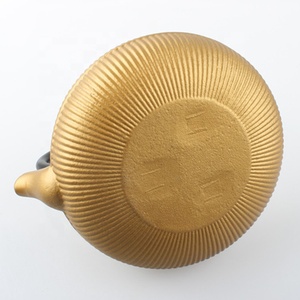 กาน้ำชาเคลือบเหล็กหล่อทองโบราณจีน ทนทาน ไม่แตกหัก สำหรับชงชา 900 มล. - Product Image 4