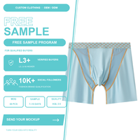 Sous-vêtements de performance athlétique pour hommes, design zonal en Y, boxers de sport, évacuation de l'humidité, caleçons d'entraînement de gym, personnalisation OEM