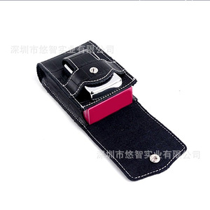 Étui à cigarettes personnalisé en cuir PU, étui à cigarettes universel en cuir imperméable à motif crocodile, étui pour briquet. - Product Image 1
