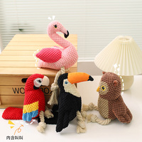 Jouets en peluche pour animaux de compagnie, faible MOQ, couleurs variées, large choix de formes d'animaux, joli cadeau pour chien