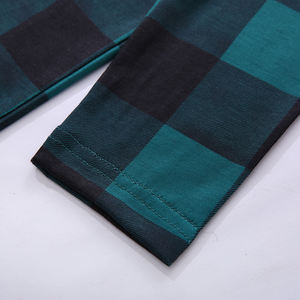 Di buona qualità colore rosso abbinamento per famiglia abiti pigiama Plaid di cotone bambino natale pigiama Pet famiglia natale pigiama - Product Image 6