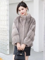 Dänische Nerzfelljacke von Höchster Qualität für Damen im Klassischen Winterstil