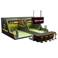 Système de simulation de golf Écran de golf familial intérieur Projection interactive Entraînement Simulateur de sport