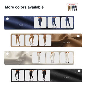 Sıkı hızlı kuru yüksek bel popo kaldırma kalça kaldırma özel Logo egzersiz koşu kadınlar spor Fitness spor pantolonları Yoga tayt - Product Image 6